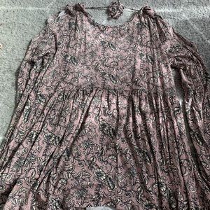 american eagle babydoll top